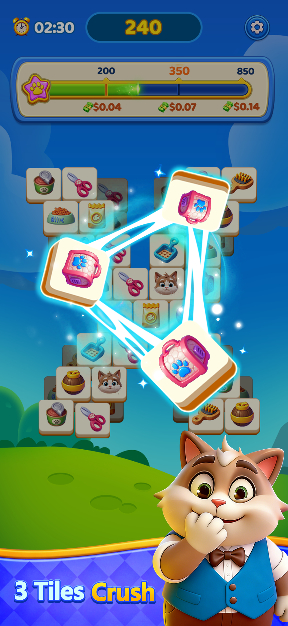 3 Tiles Crush screenshot 3